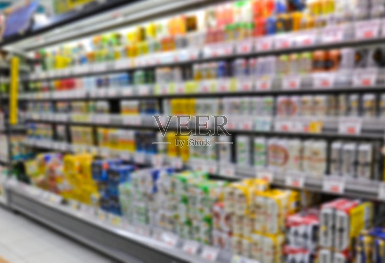 超市货架散焦背景照片摄影图片