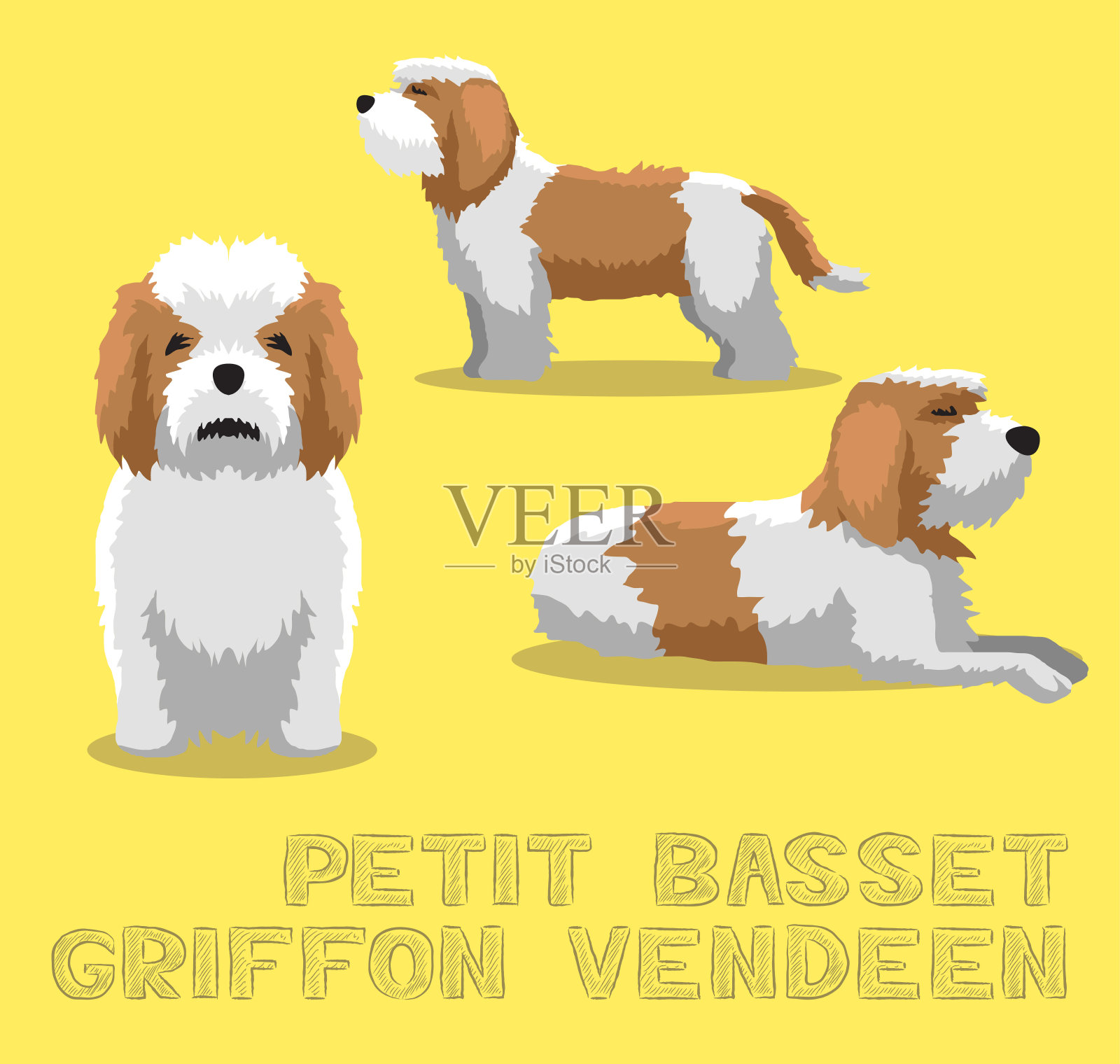 可爱的小巴吉特猎犬小狗穿着温暖的毛衣插画图片素材_ID:428153698-Veer图库