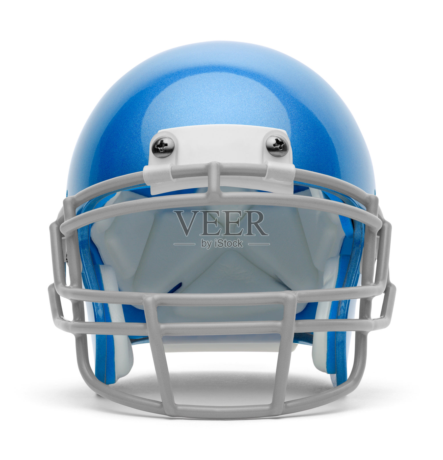 蓝色的橄榄球头盔照片摄影图片