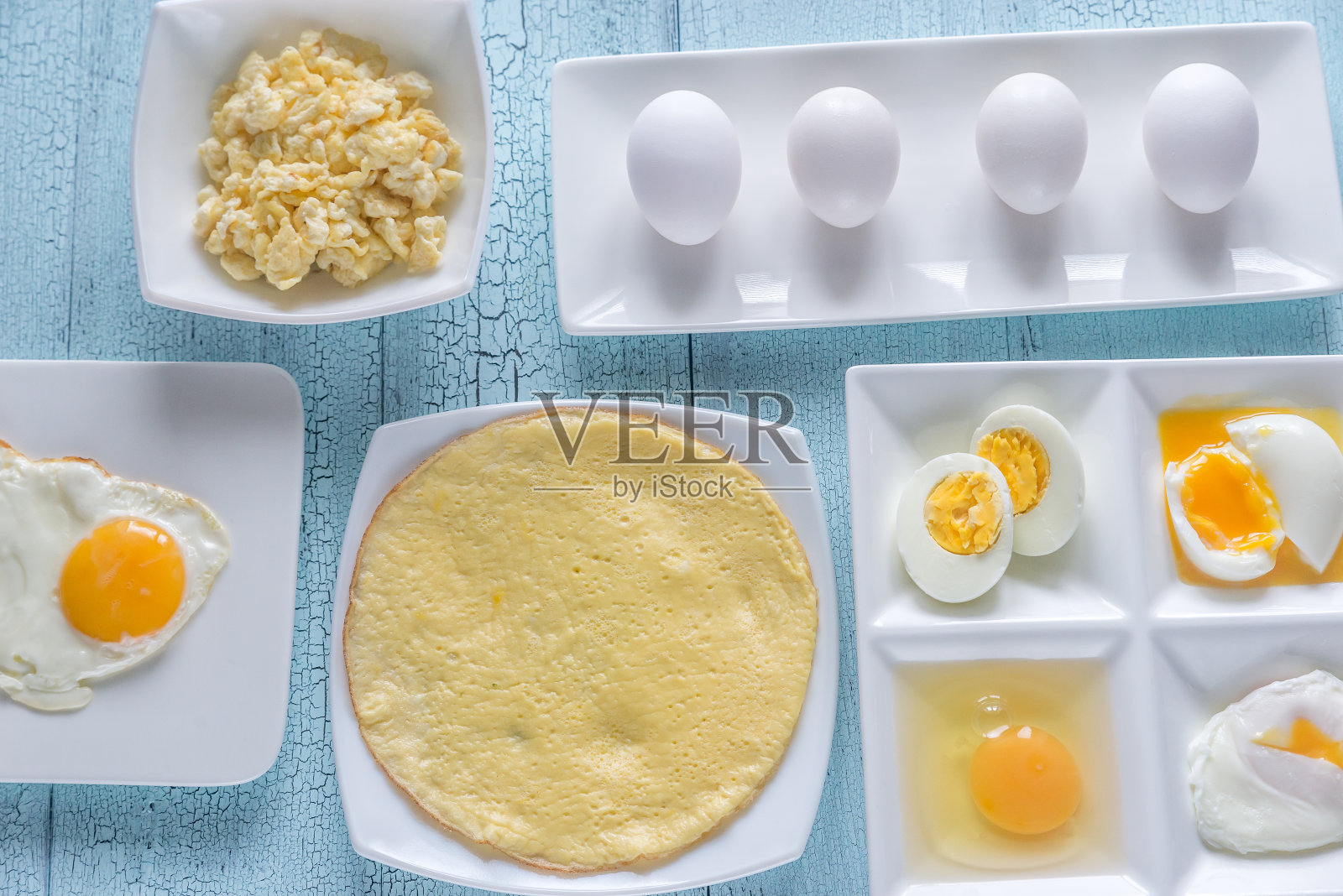 各种鸡蛋菜肴照片摄影图片