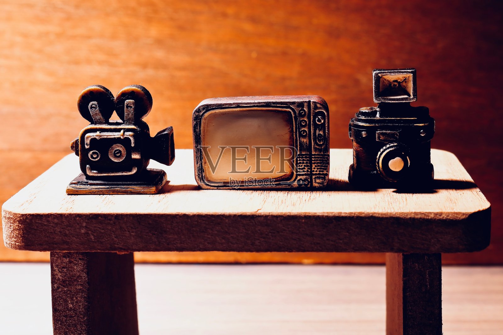 相机，投影仪和电视怀旧照片摄影图片