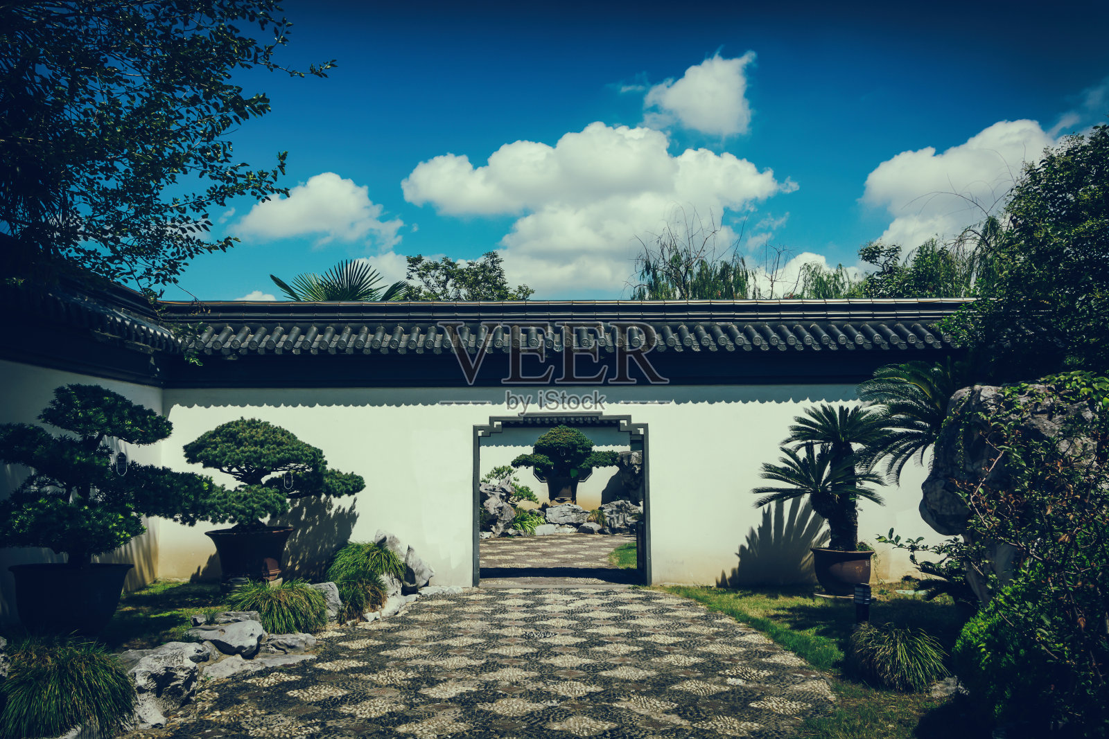 中国古老的公园照片摄影图片