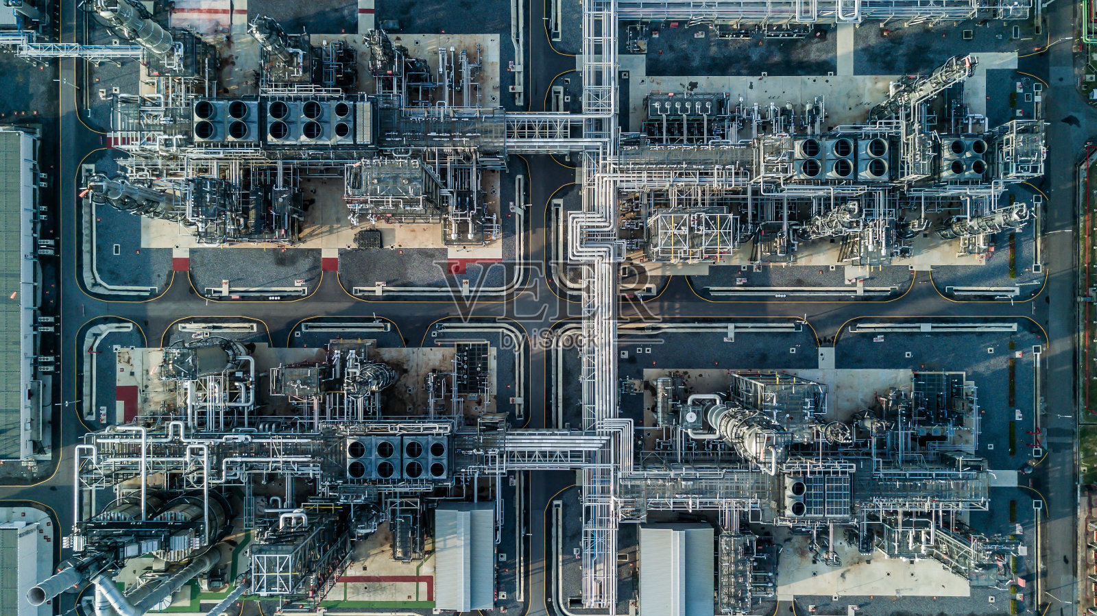 鸟瞰图炼油厂照片摄影图片