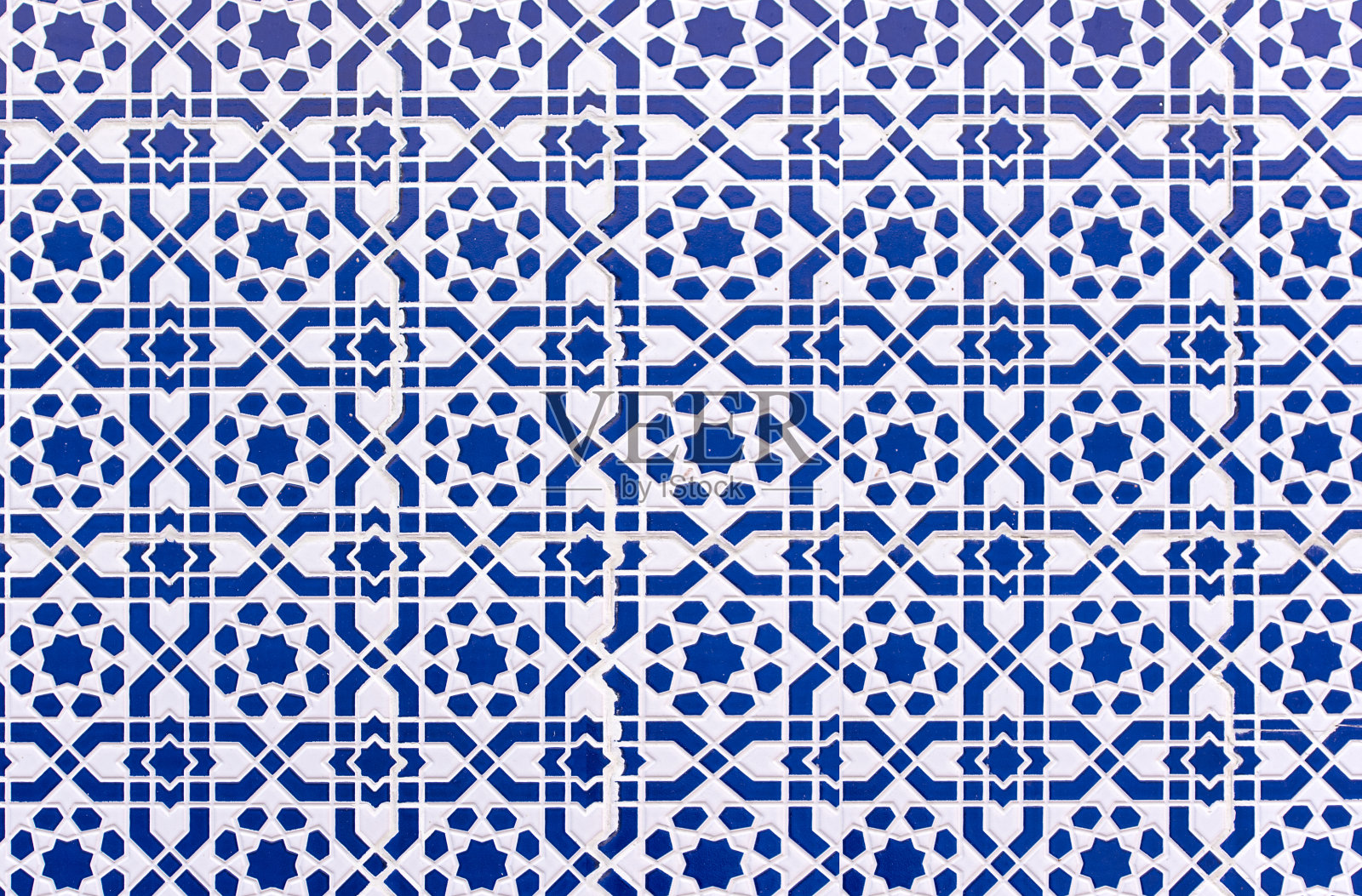 摩洛哥瓷砖以传统的阿拉伯图案、瓷砖图案为背景纹理照片摄影图片