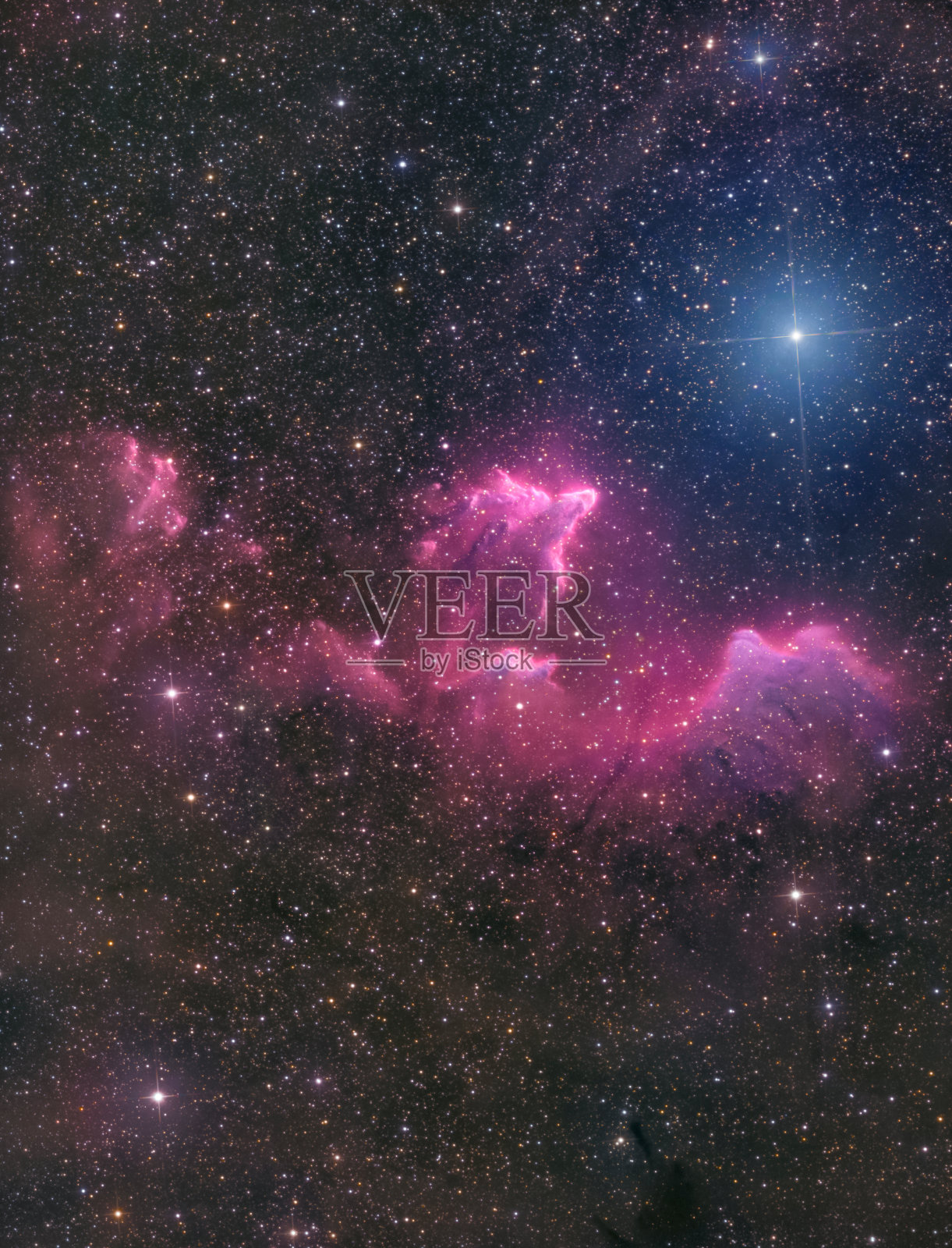 伽玛Cas星云-仙后座的幽灵照片摄影图片
