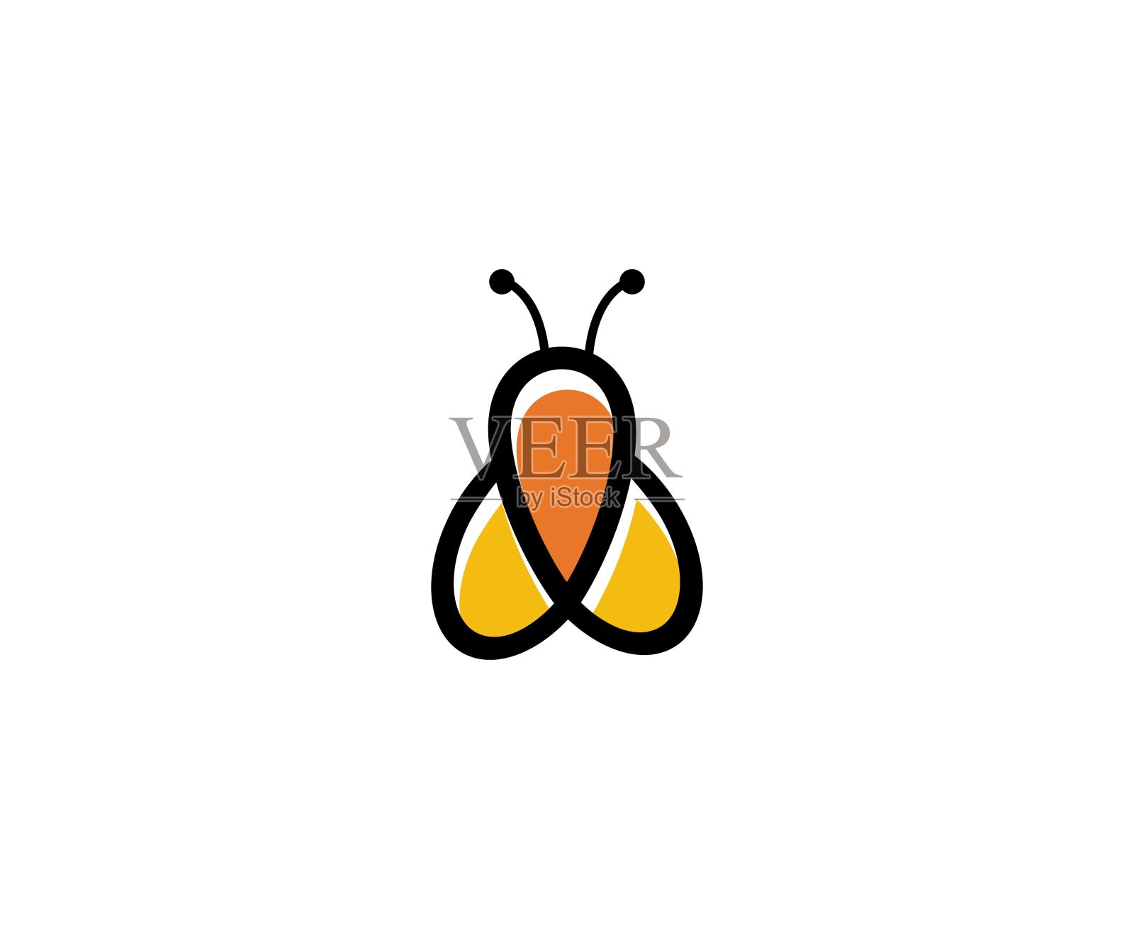 蜜蜂图标插画图片素材