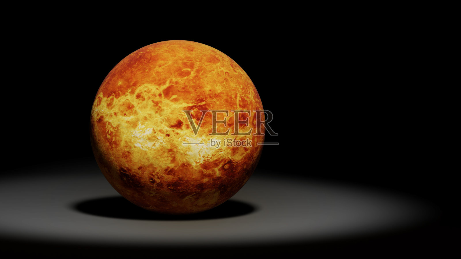 行星金星，太阳系集合照片摄影图片