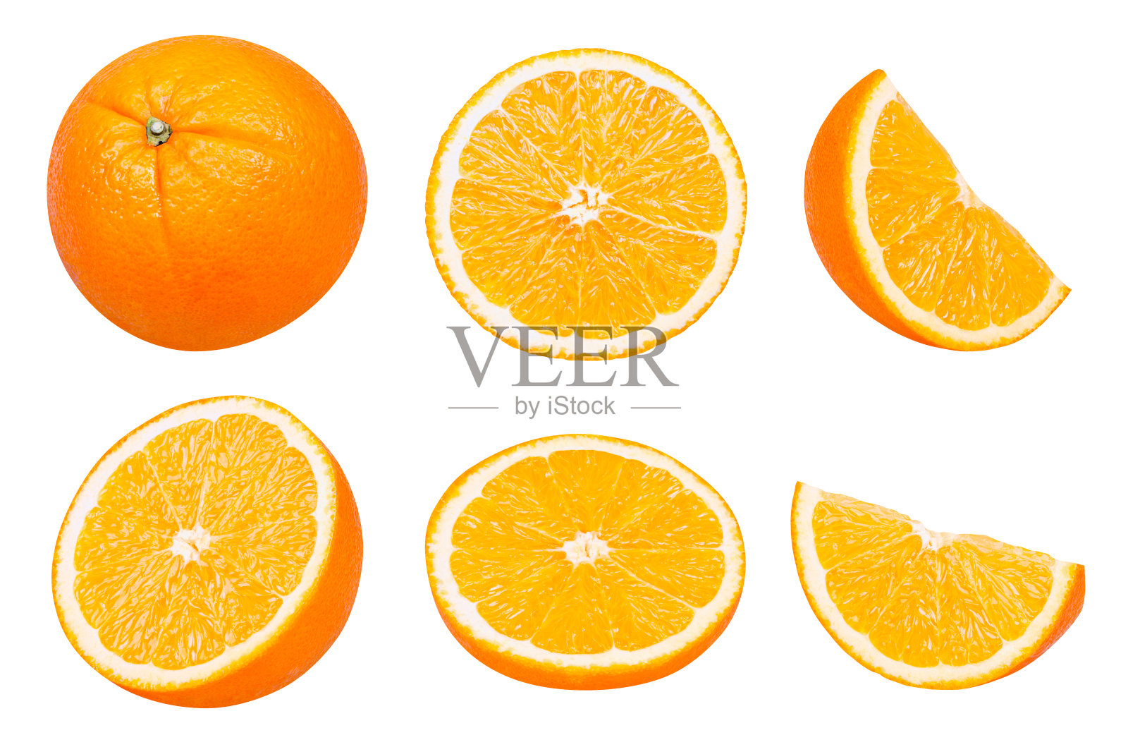 孤立的橘子。照片摄影图片