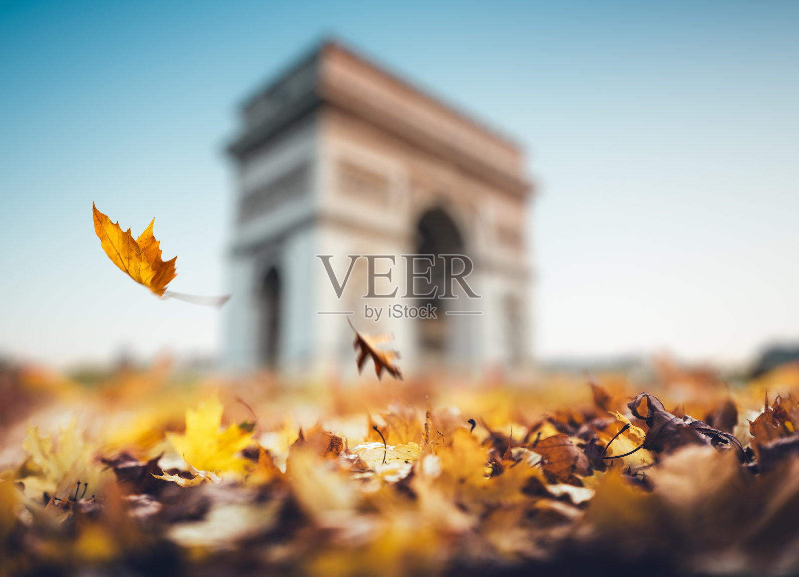 秋天在巴黎照片摄影图片