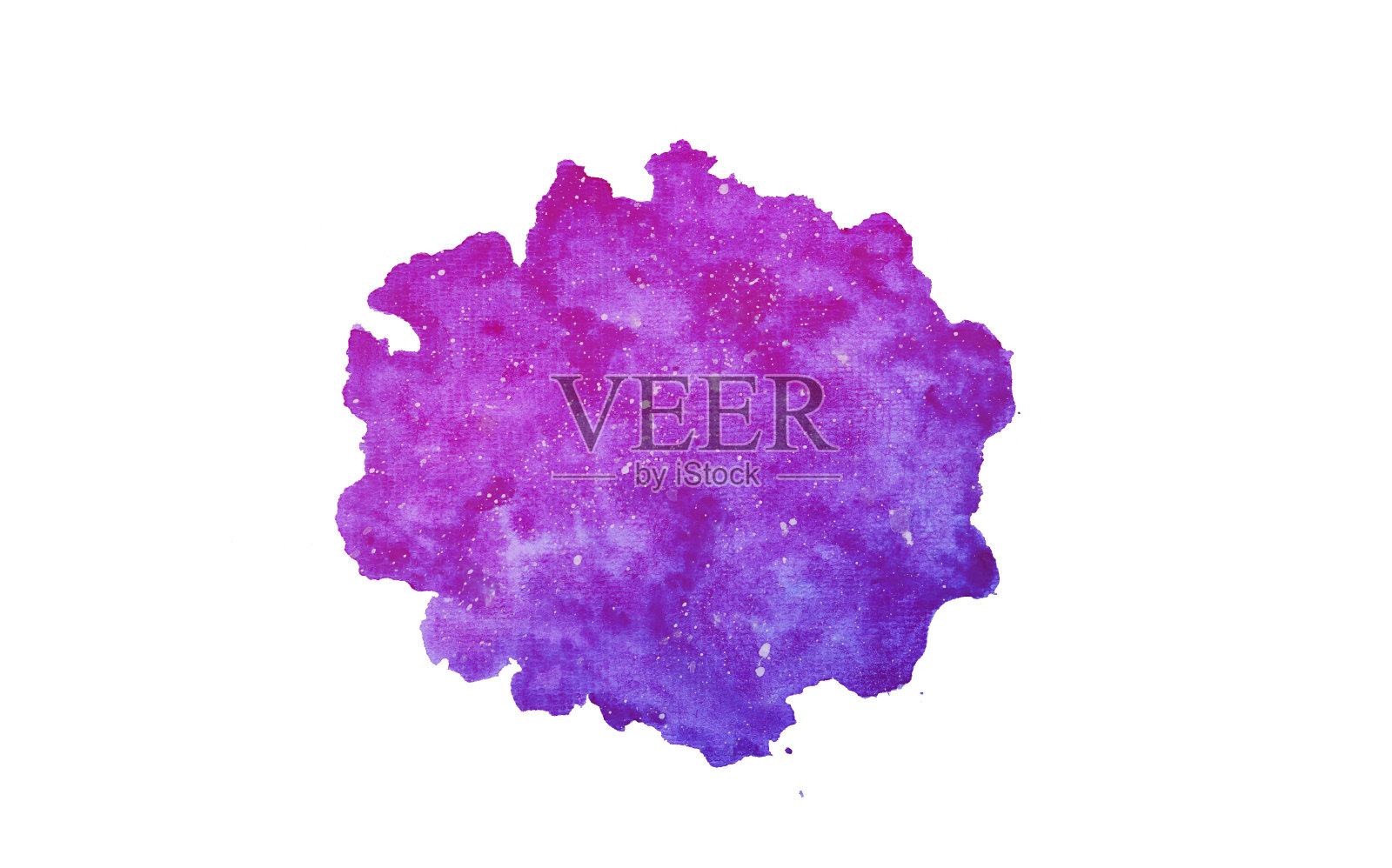 水彩紫色孤立的白色背景照片摄影图片