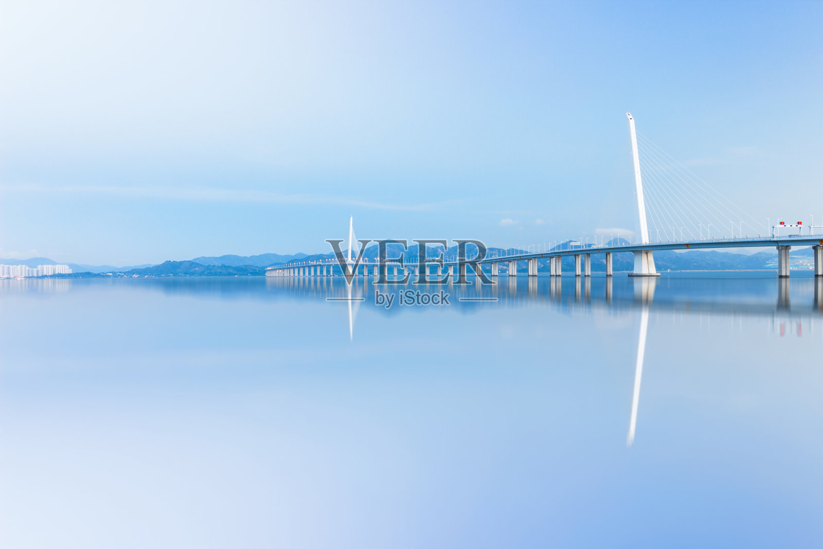 深圳湾跨海大桥照片摄影图片