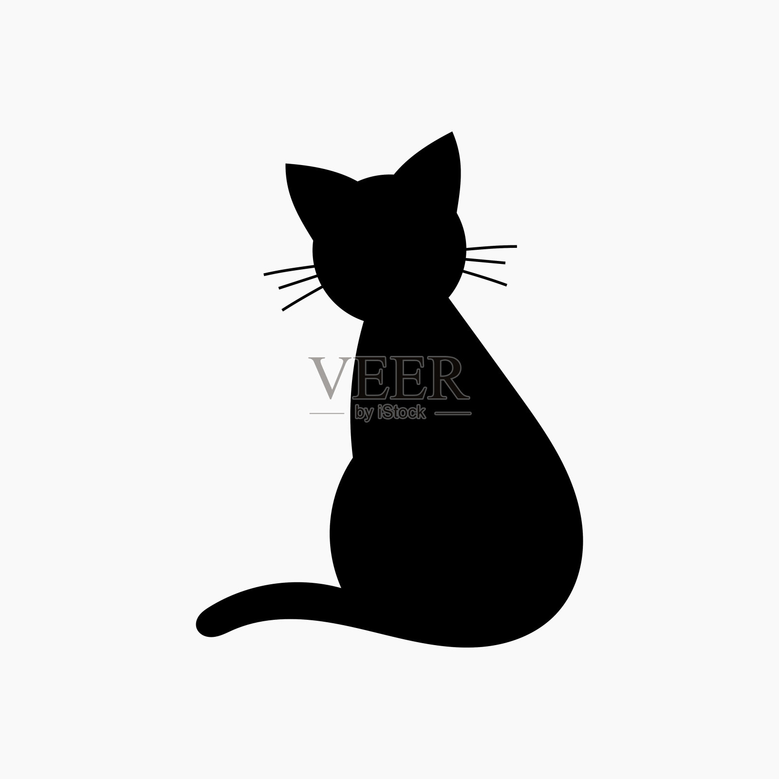 猫形状的图标图标素材