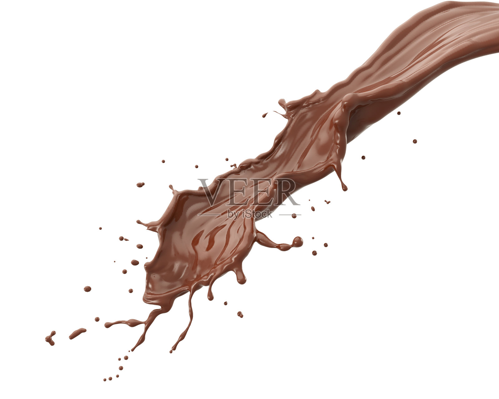 巧克力或棕色液体飞溅照片摄影图片