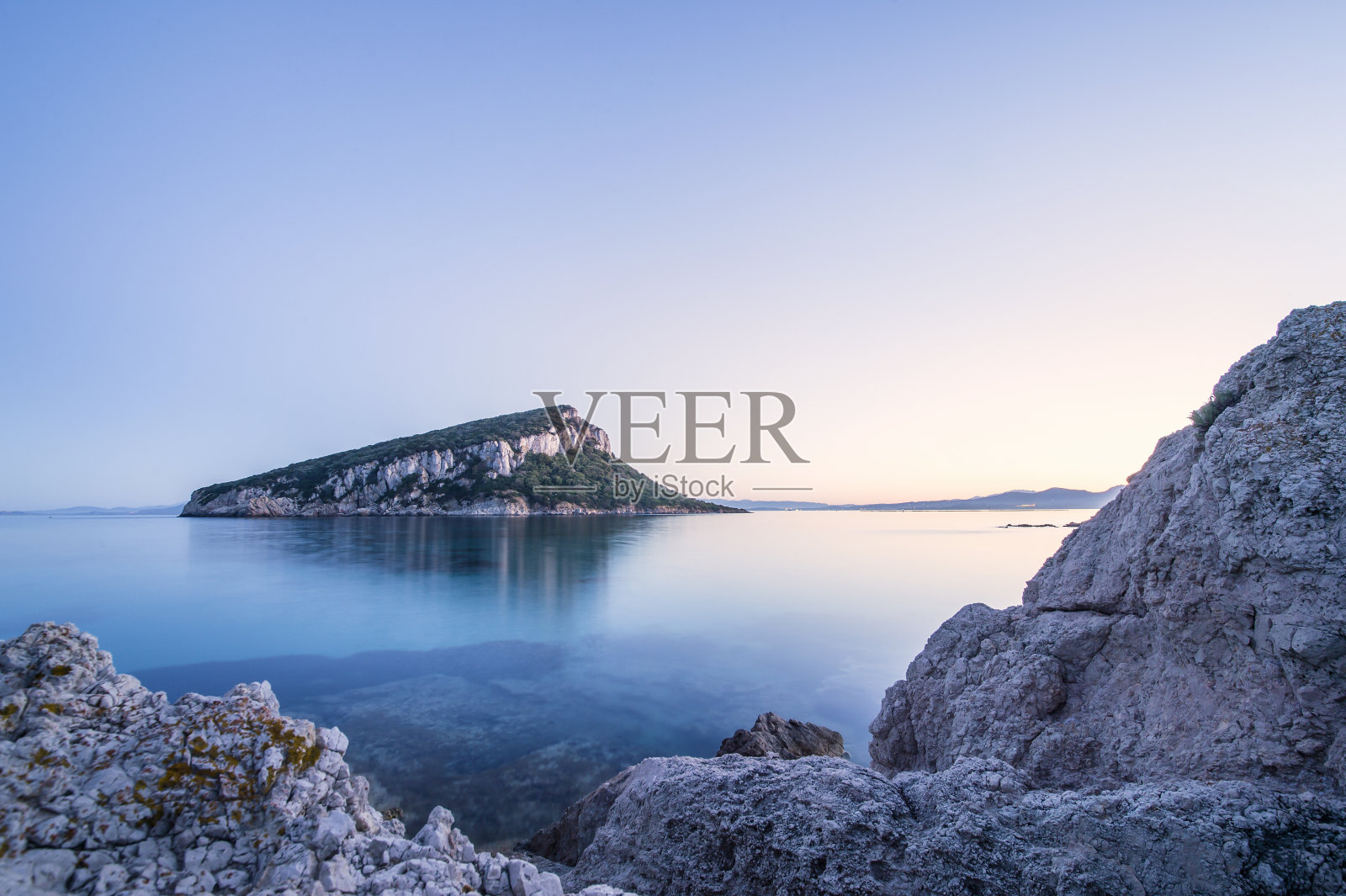 意大利撒丁岛的日落照片摄影图片