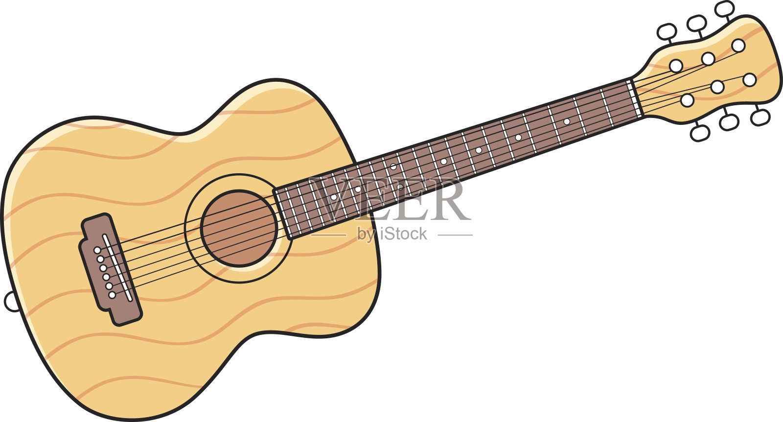 木吉他。设计元素图片