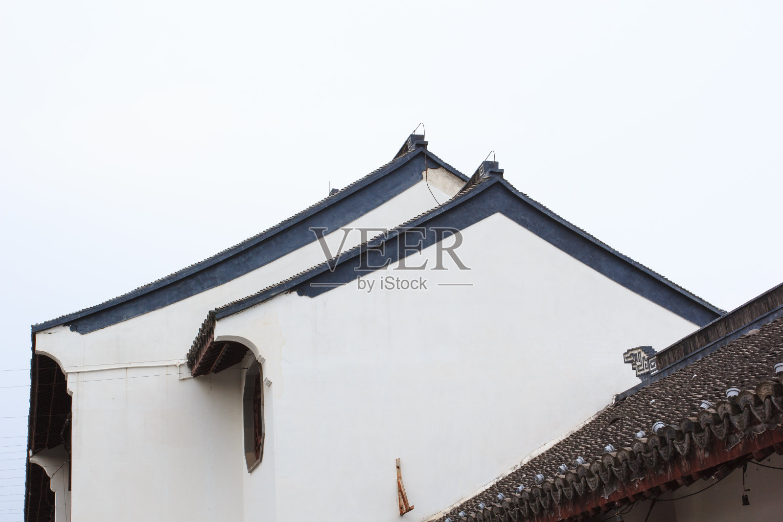 中国传统建筑，安徽风格照片摄影图片