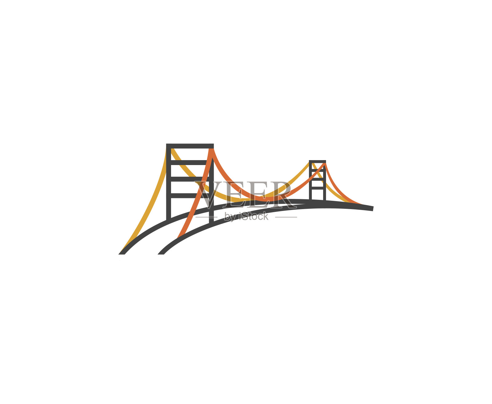 桥的图标设计元素图片