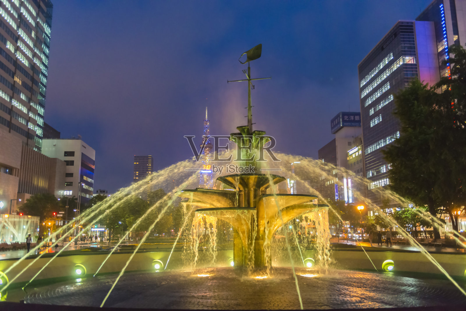 北海道札幌的气味公园照片摄影图片
