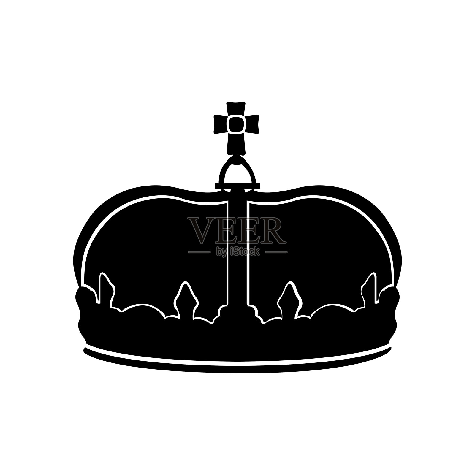 皇家皇冠插画图片素材