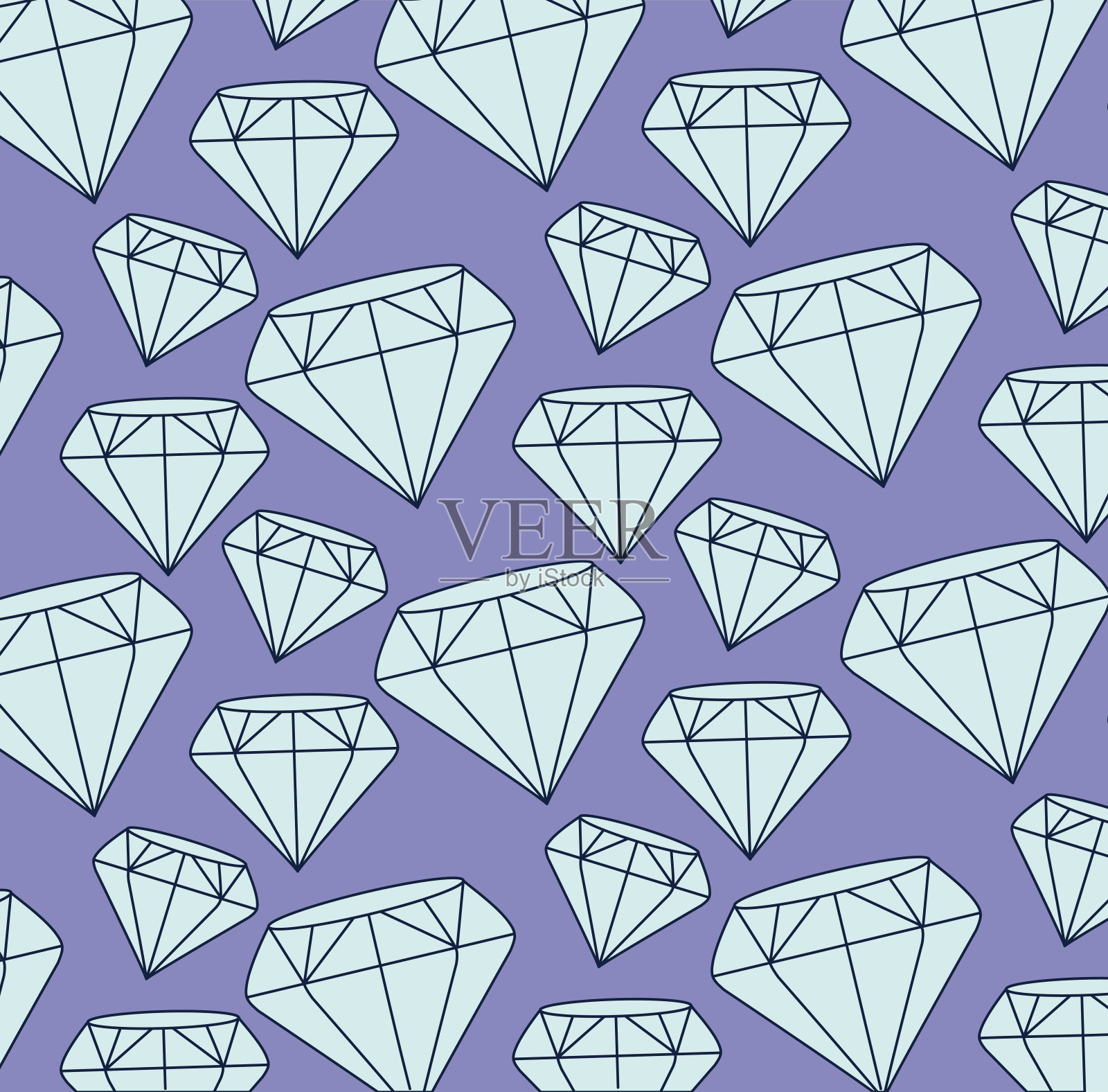钻石的背景设计插画图片素材
