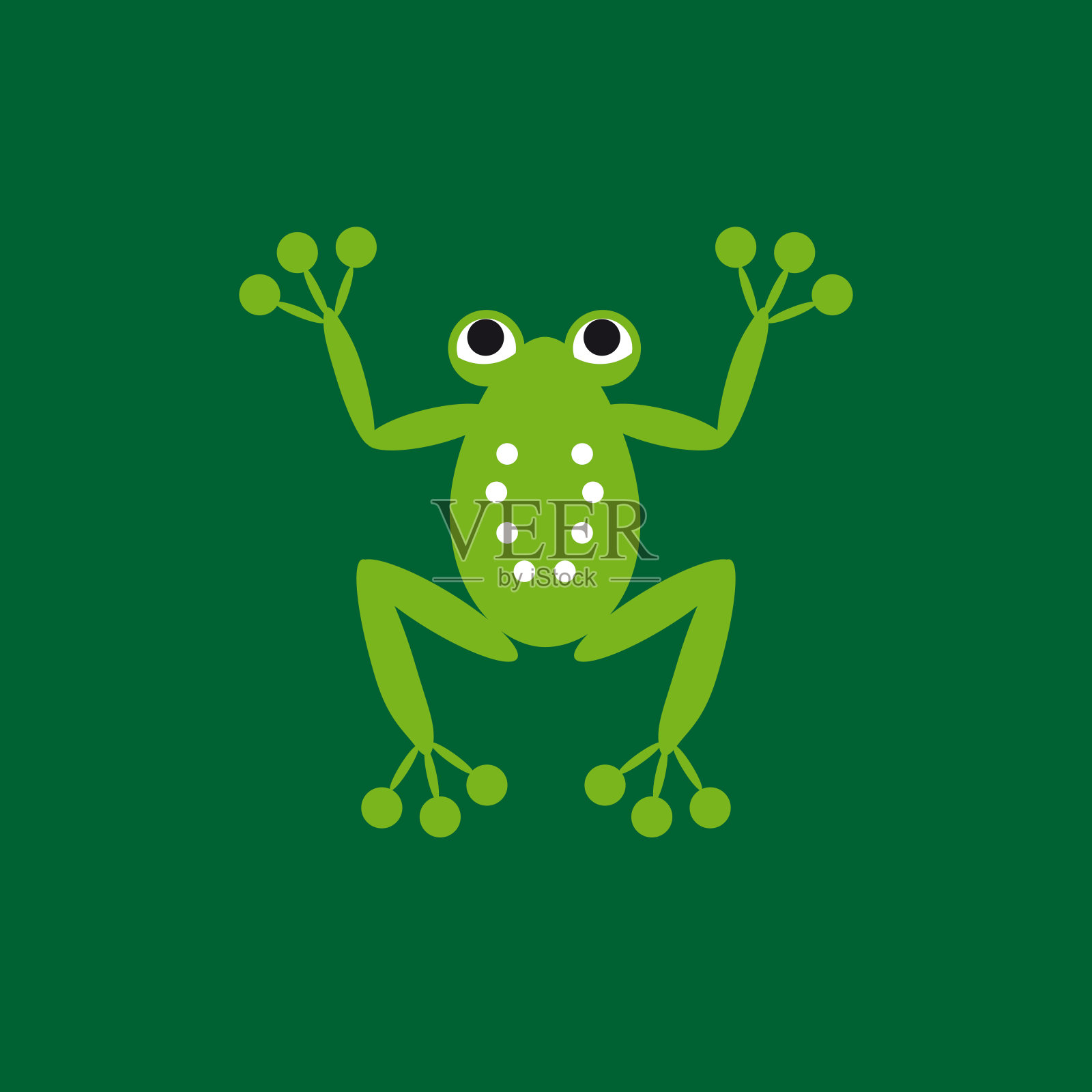 向量符号青蛙公司插画图片素材