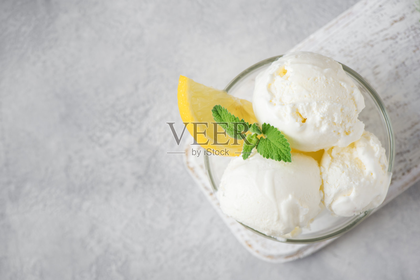 柠檬冰淇淋照片摄影图片