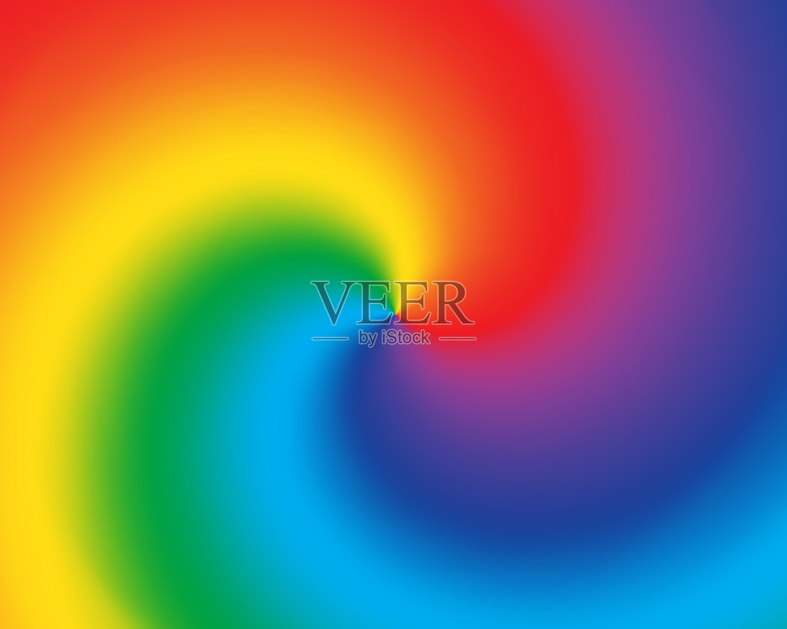 抽象扭曲颜色径向梯度彩虹背景插画图片素材