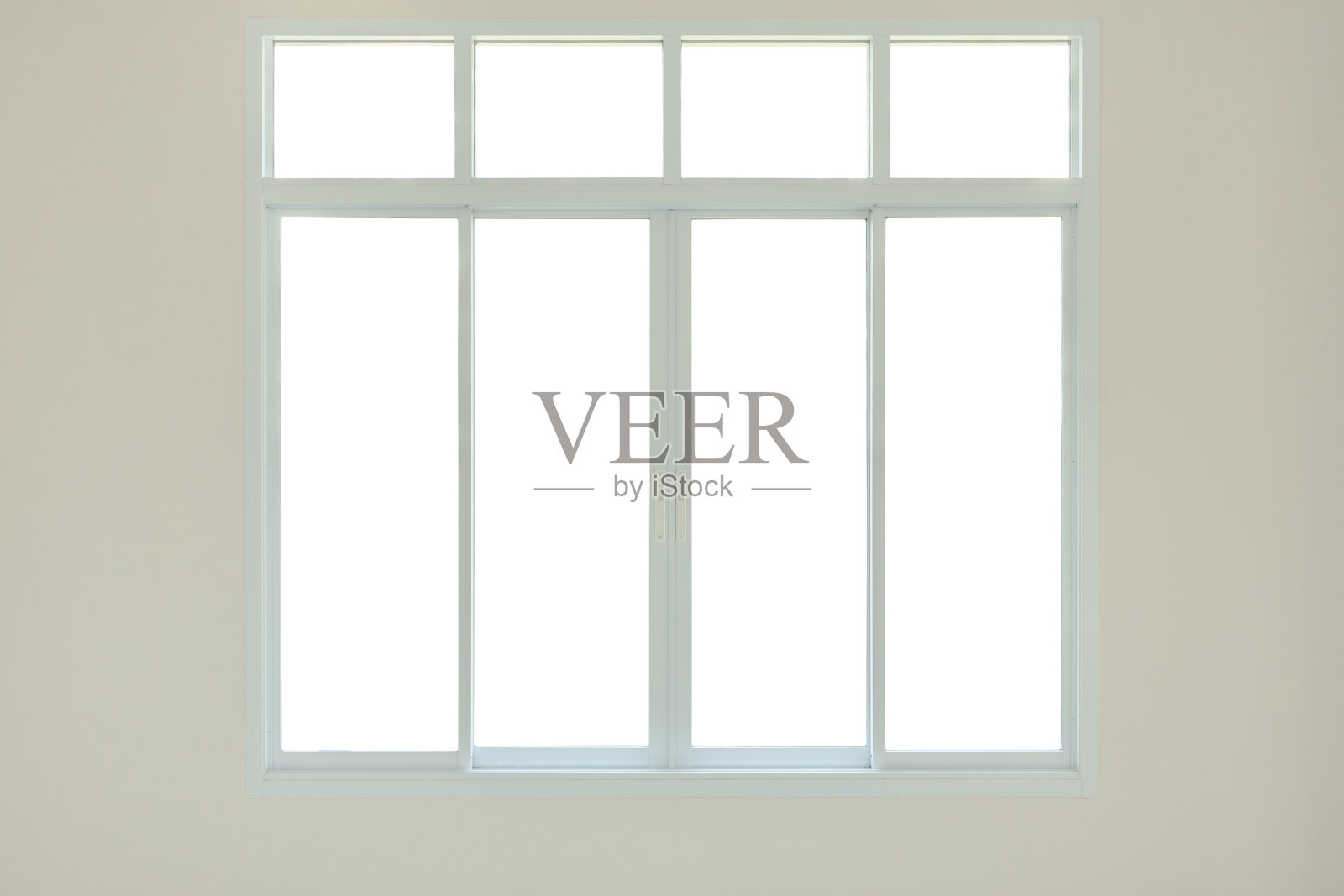 现代窗框孤立在白色背景照片摄影图片