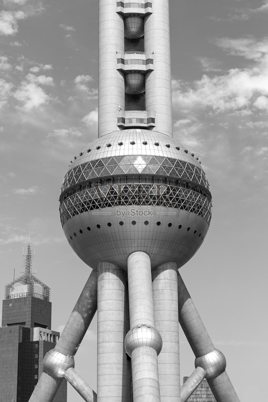 中国上海的东方明珠塔照片摄影图片