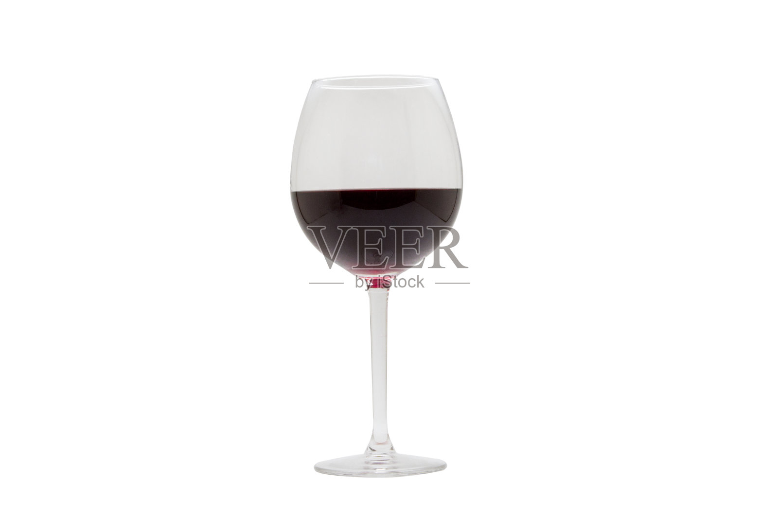 一杯葡萄酒孤立在白葡萄酒上照片摄影图片