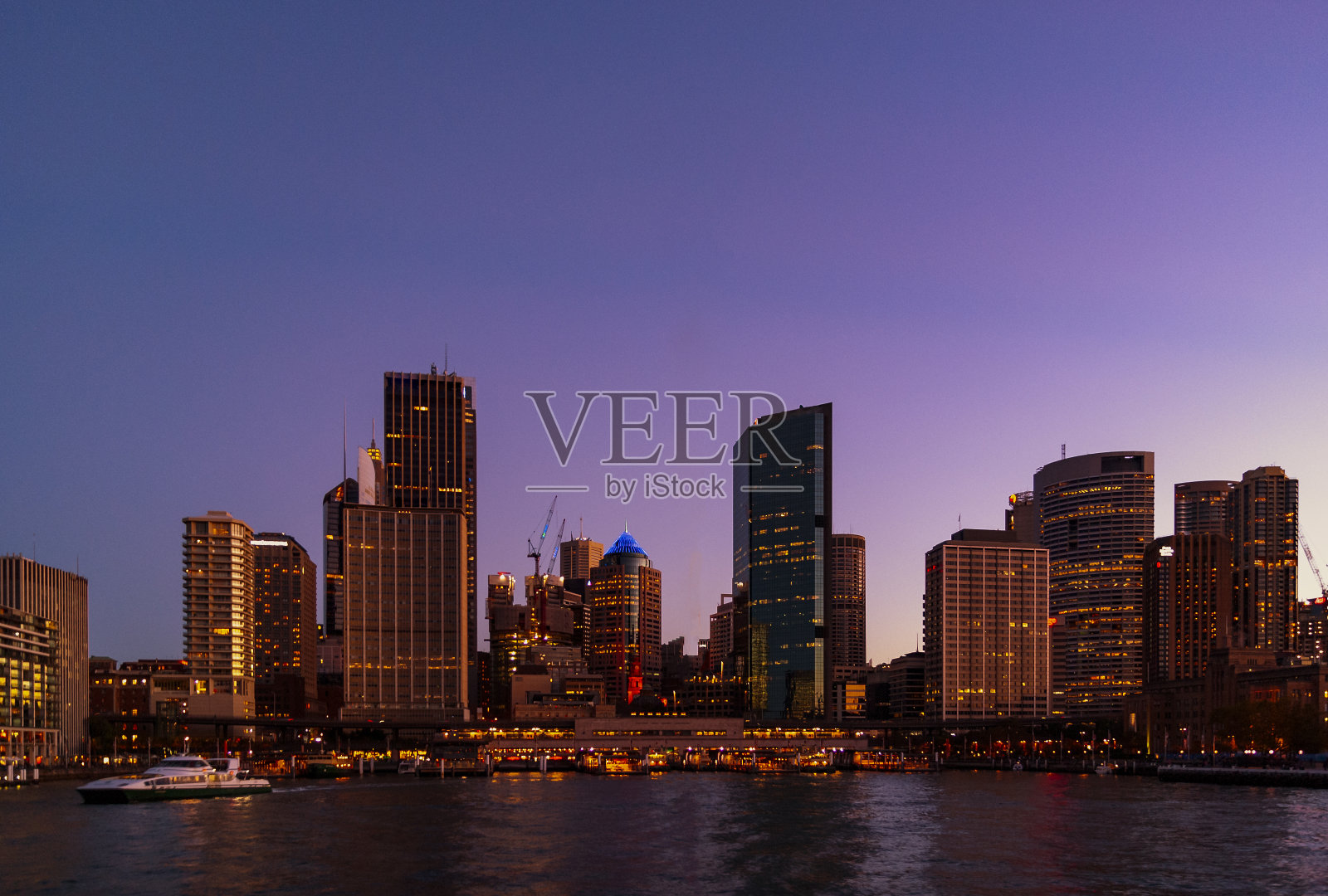 悉尼港日落照片摄影图片