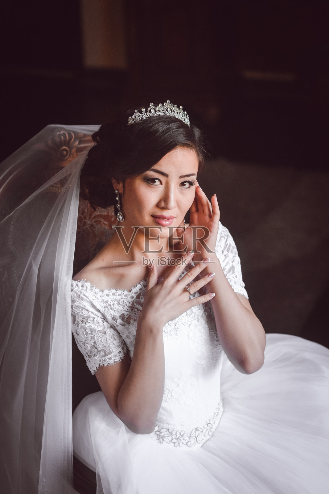 新娘-美丽的亚洲女人照片摄影图片