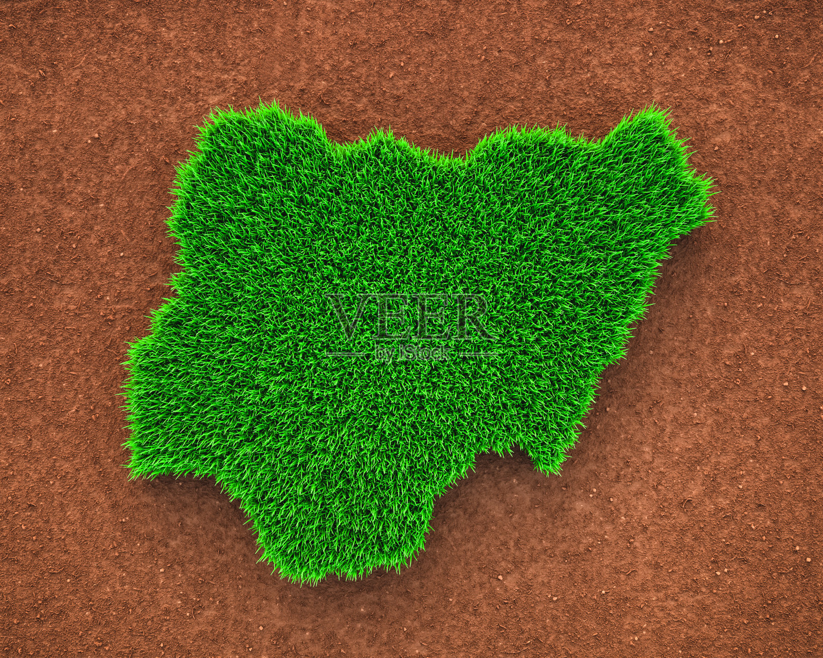 尼日利亚草地地图照片摄影图片