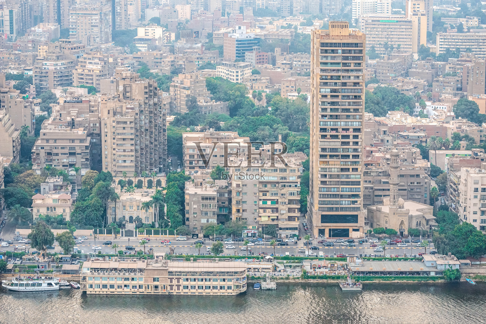 2018年11月18日鸟瞰这个非洲国家首都巨大而拥挤的大都市照片摄影图片