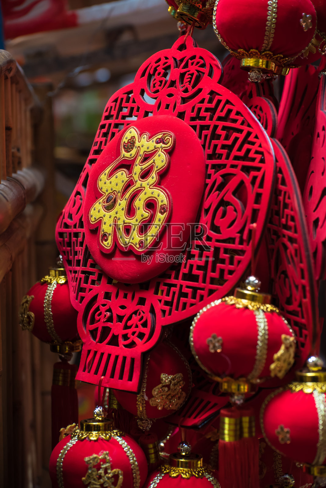 中国新年装饰品照片摄影图片