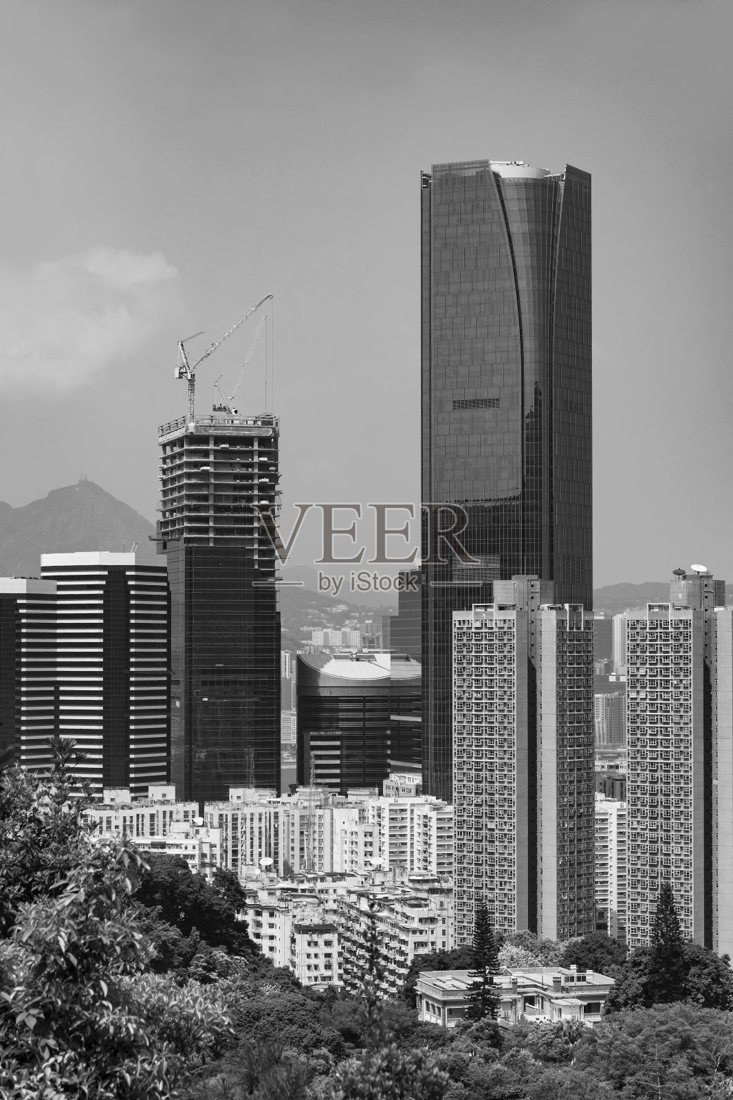 香港市区的高层写字楼照片摄影图片