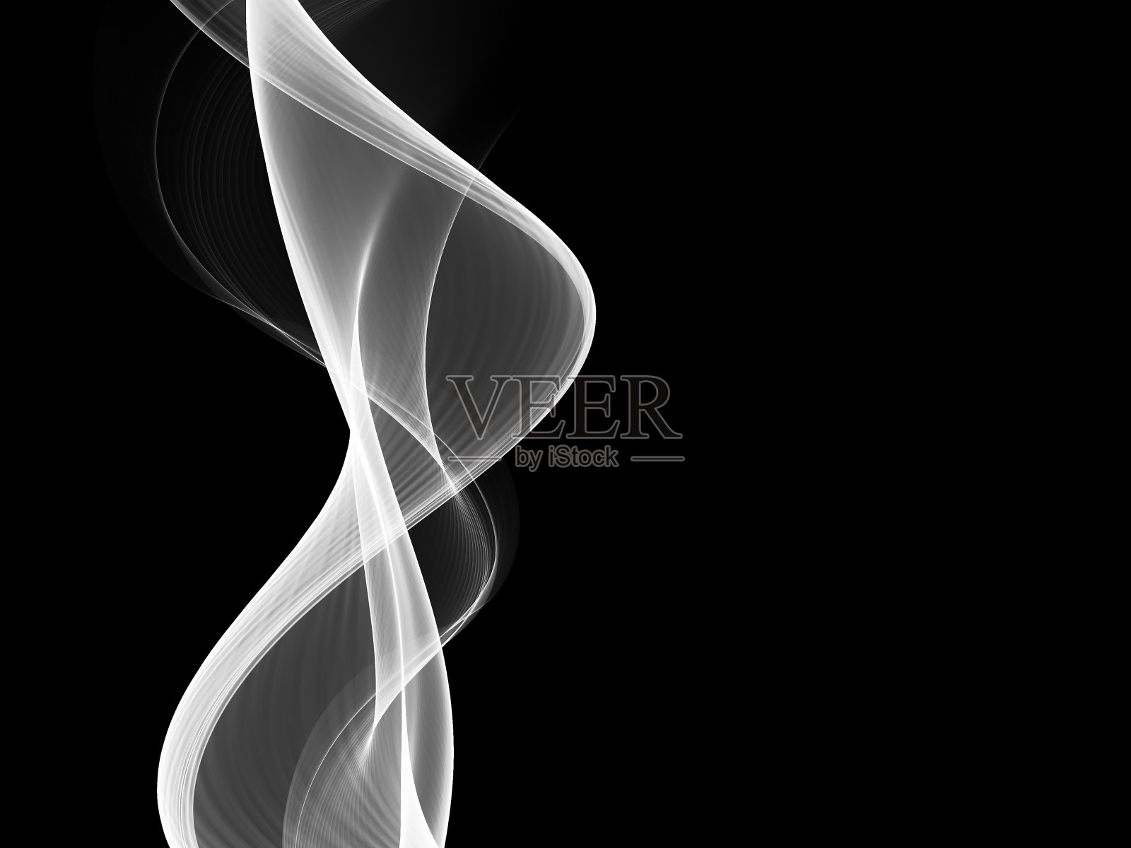 抽象的黑白波浪设计照片摄影图片