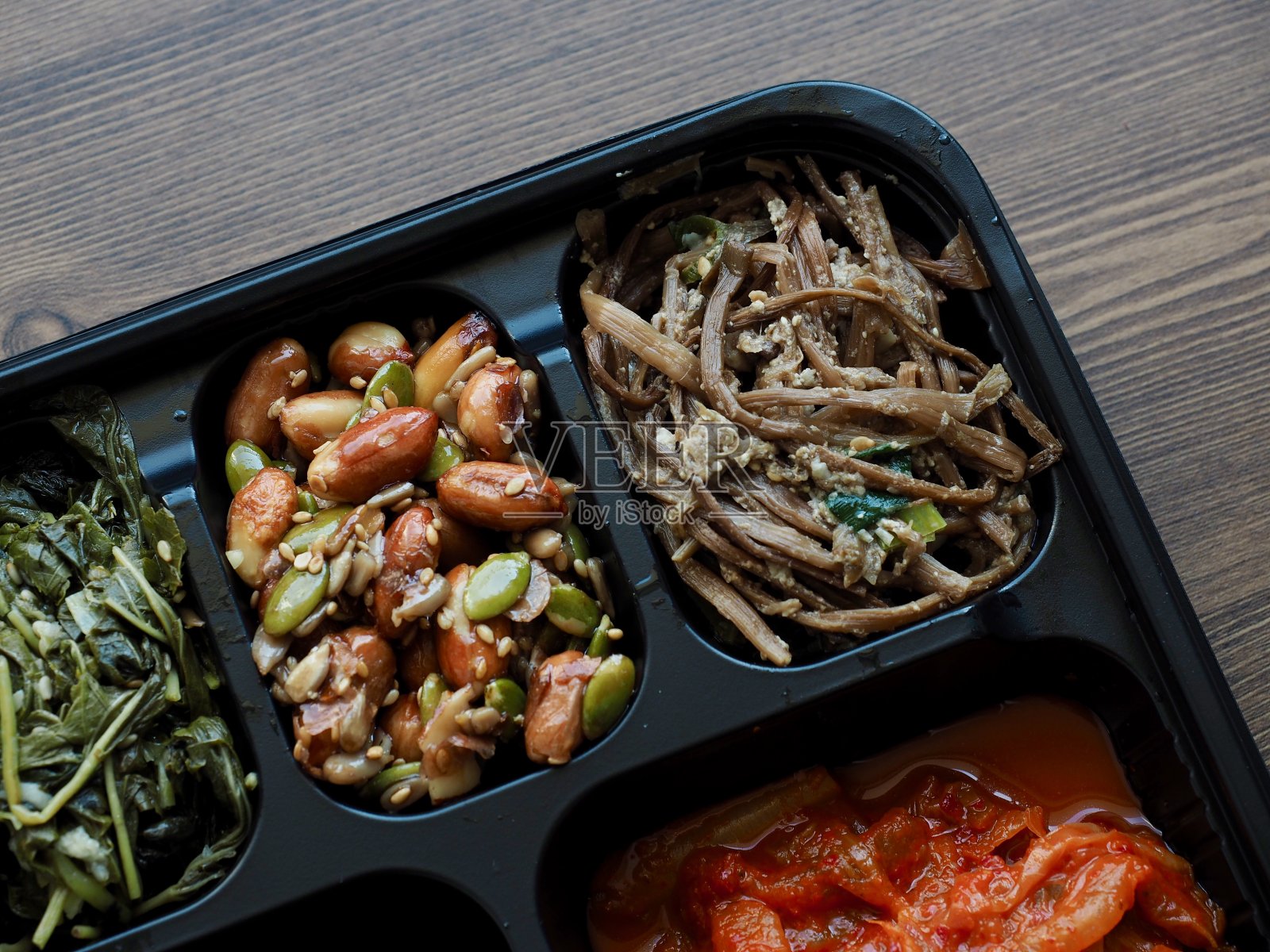 韩国传统配菜照片摄影图片