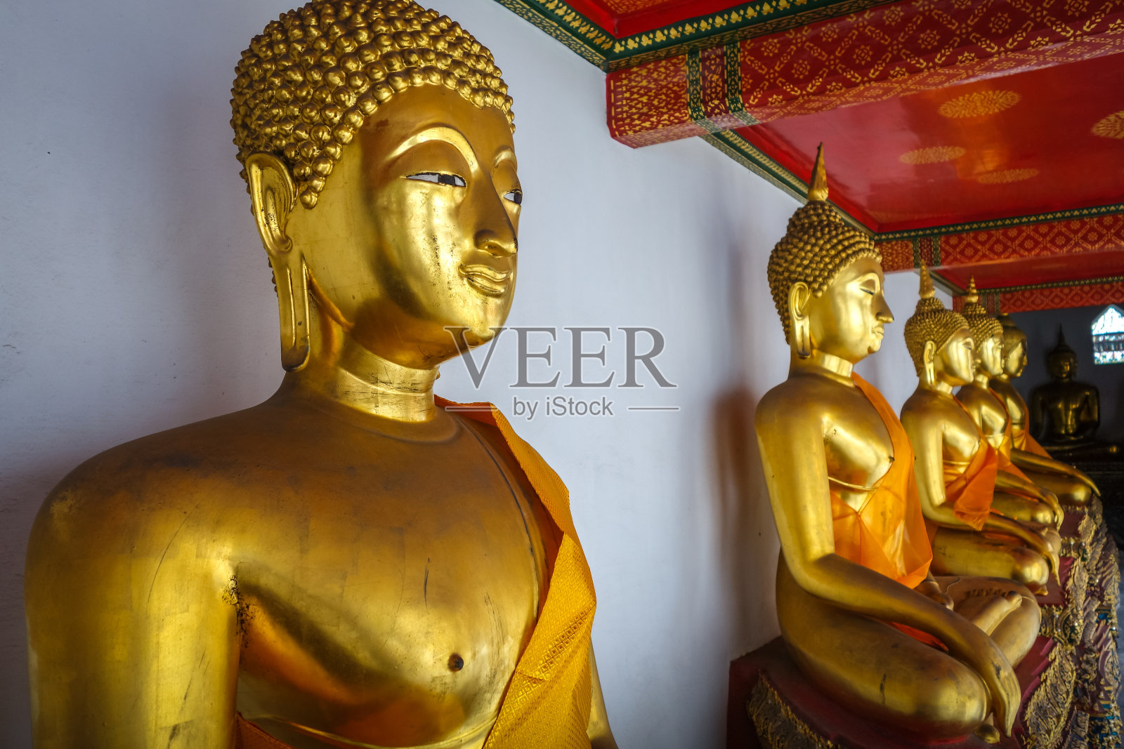 泰国曼谷卧佛寺佛像照片摄影图片