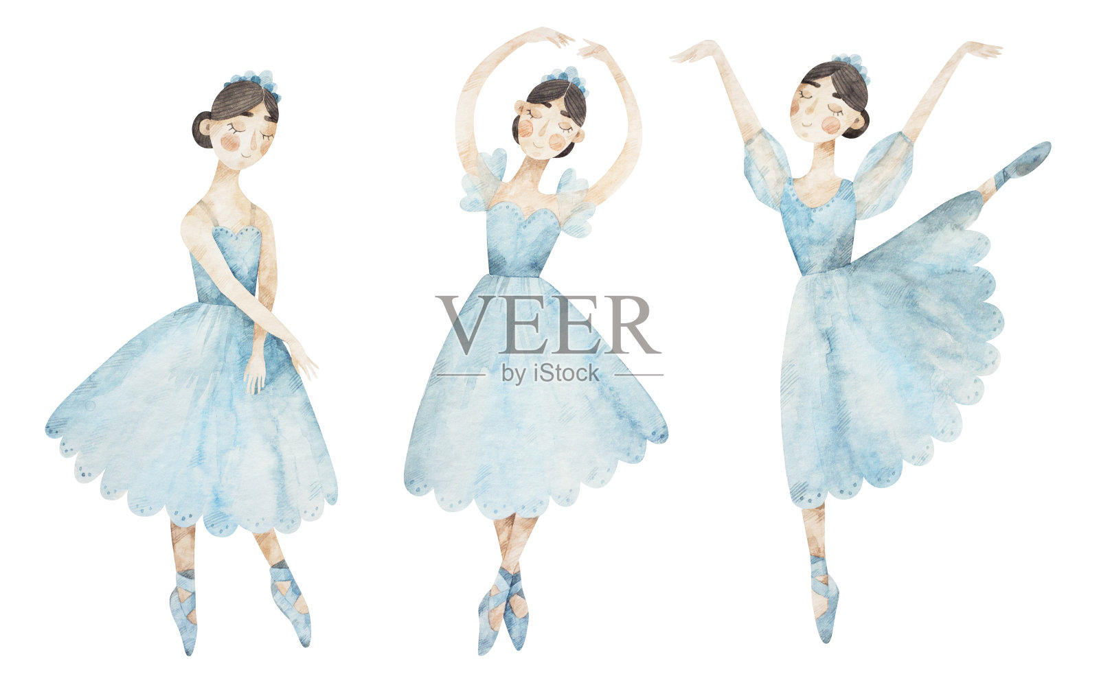 芭蕾舞 演员插画图片素材