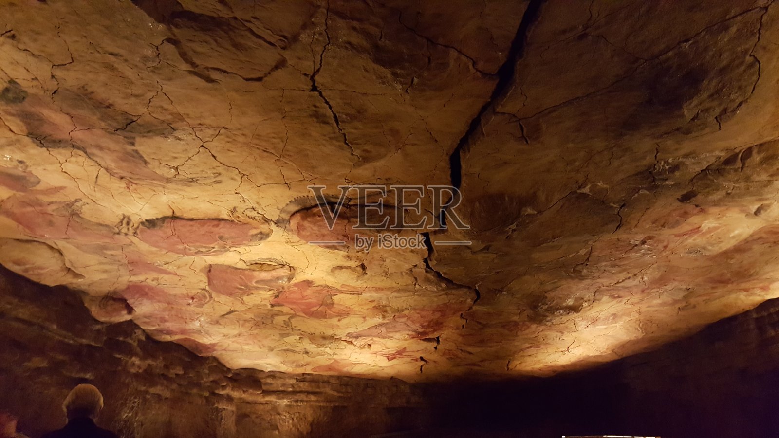 西班牙北部的史前洞穴壁画照片摄影图片