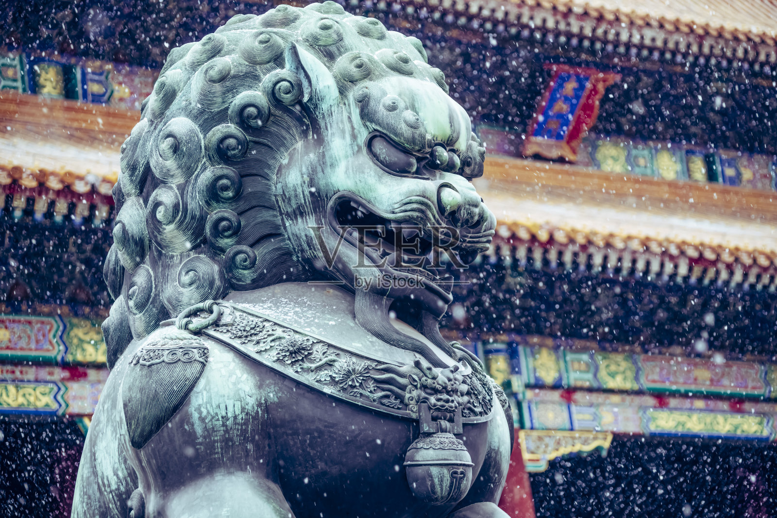 雪中的紫禁城——中国北京照片摄影图片