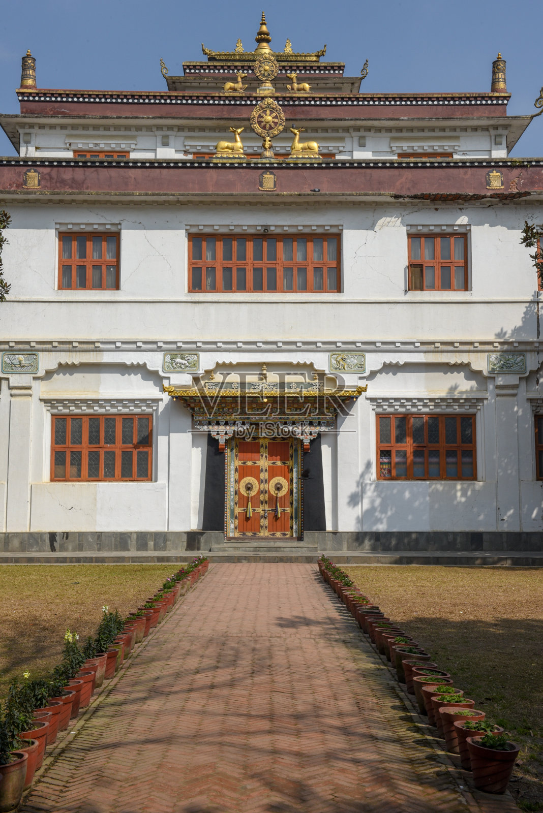 尼泊尔博德纳的佛教寺院照片摄影图片