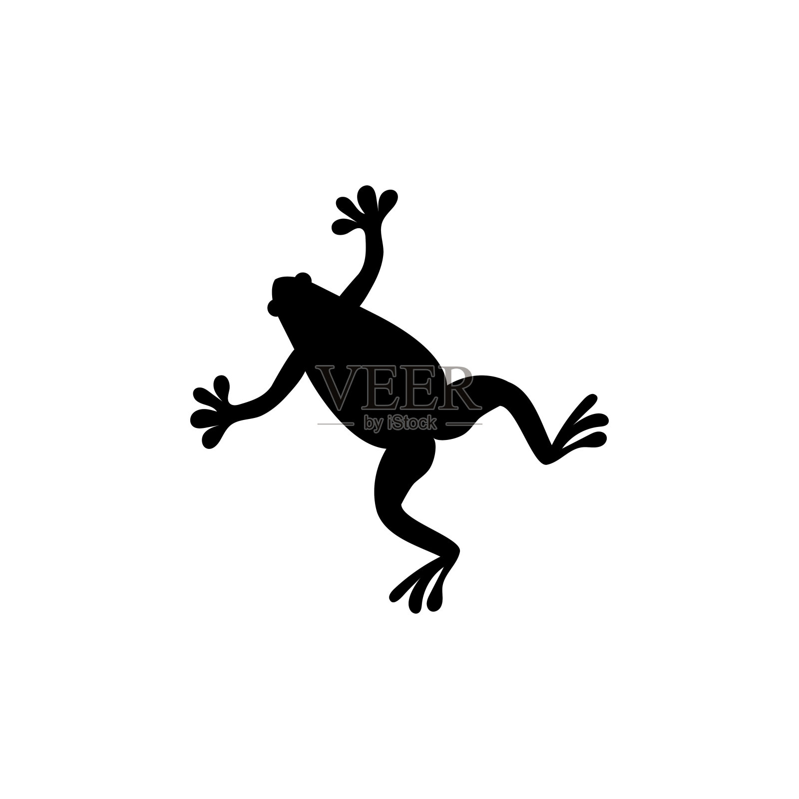 青蛙卡通动物矢量图像设计元素图片