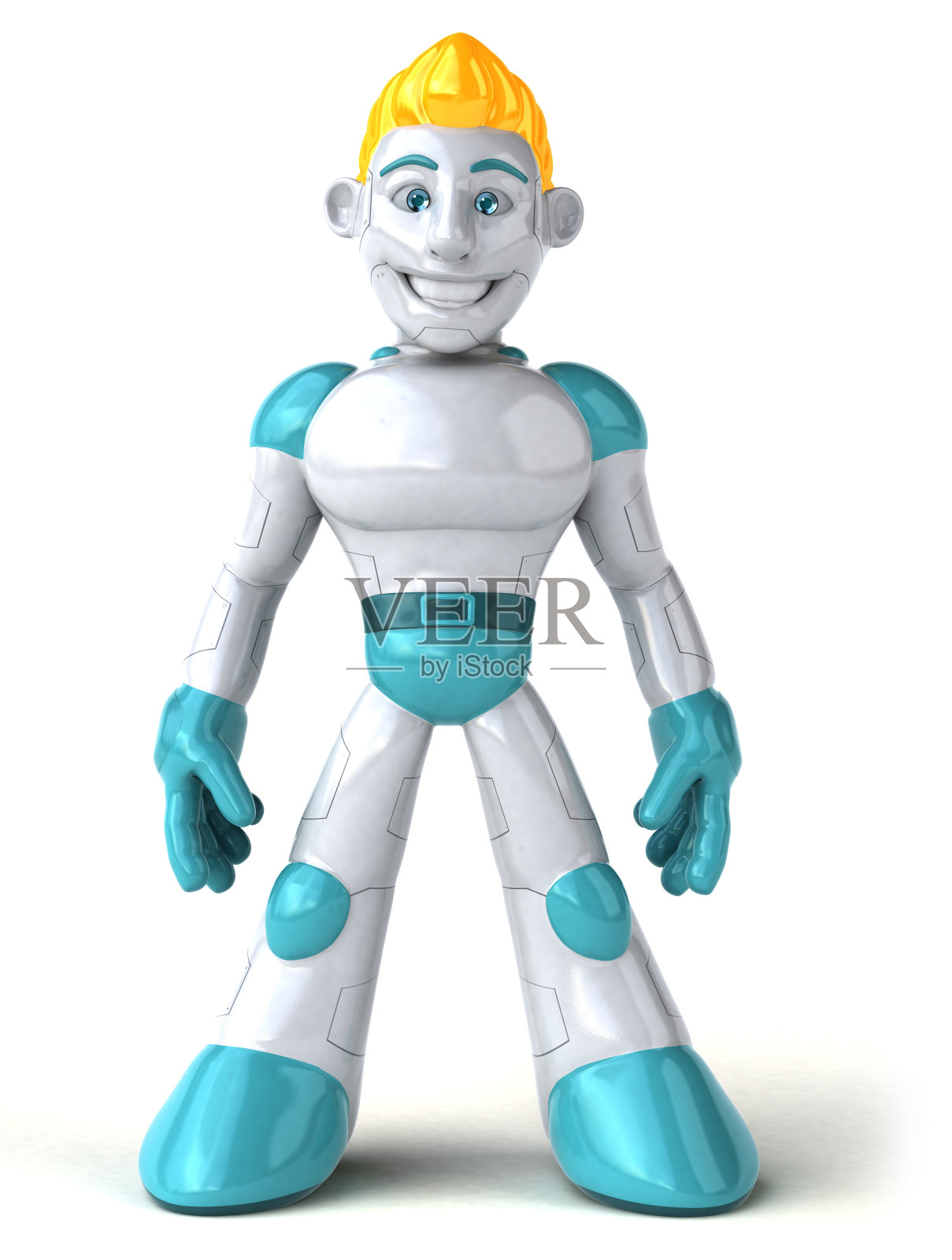 机器人- 3D插图插画图片素材