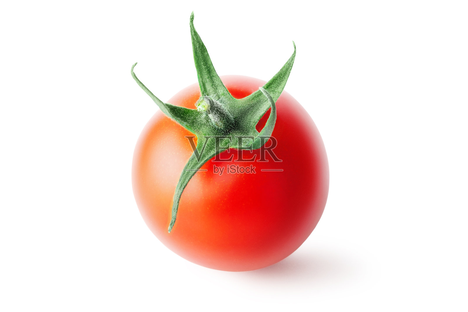 在白色背景上孤立的番茄。照片摄影图片