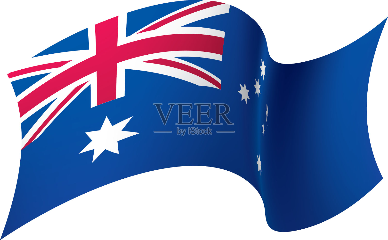 澳大利亚国旗插画图片素材_ID:162204021-Veer图库