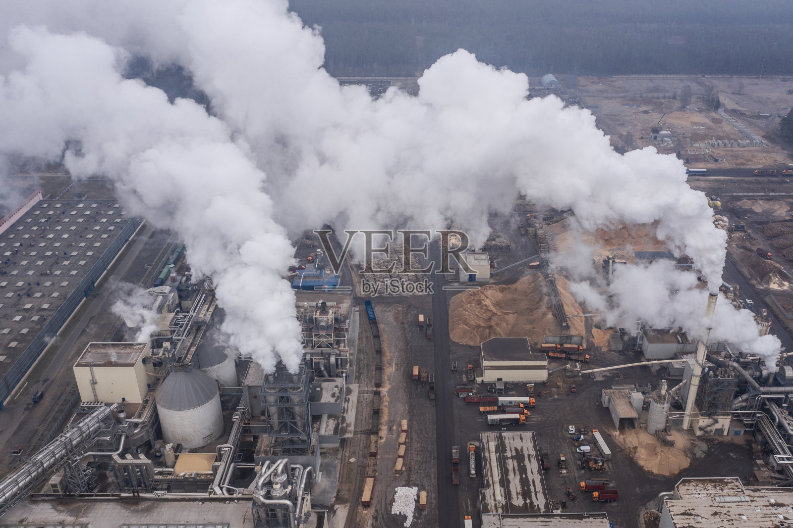 工厂污染环境照片摄影图片