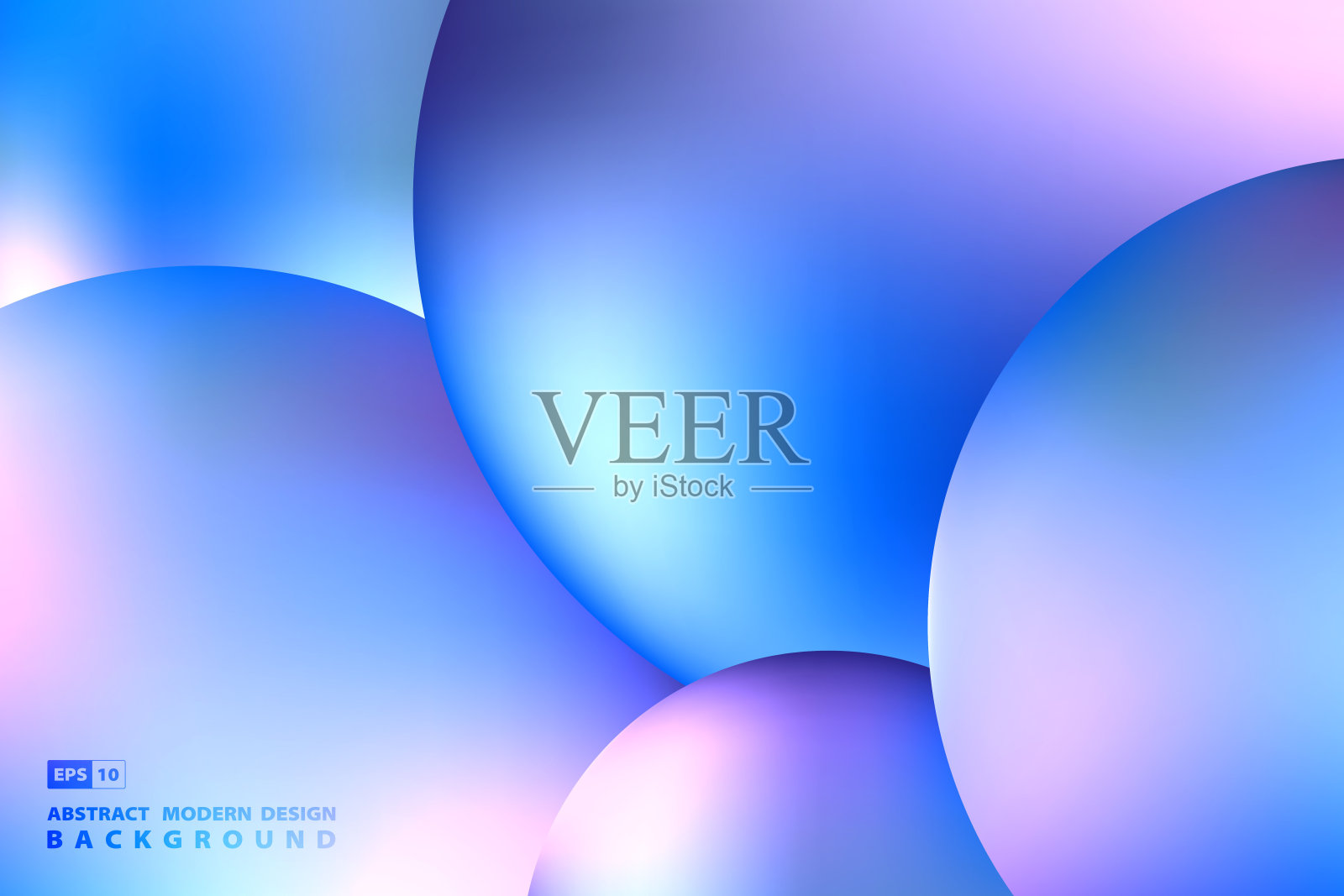 抽象流体球体设计艺术品紫罗兰色背景。说明向量eps10插画图片素材
