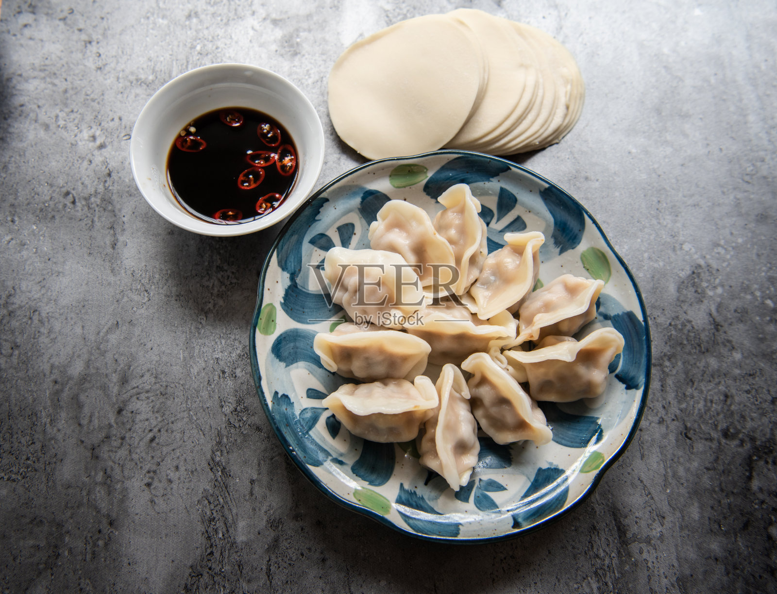 中国传统美味饺子照片摄影图片